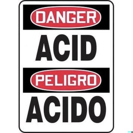 Accuform BILINGUAL OSHA DANGER Safety Sign SBMCHL170VS SBMCHL170VS